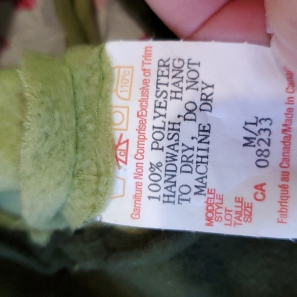 Sakura snail Meomi youth two tone green Mouse ears hat Size M/L - Picture 6 of 6